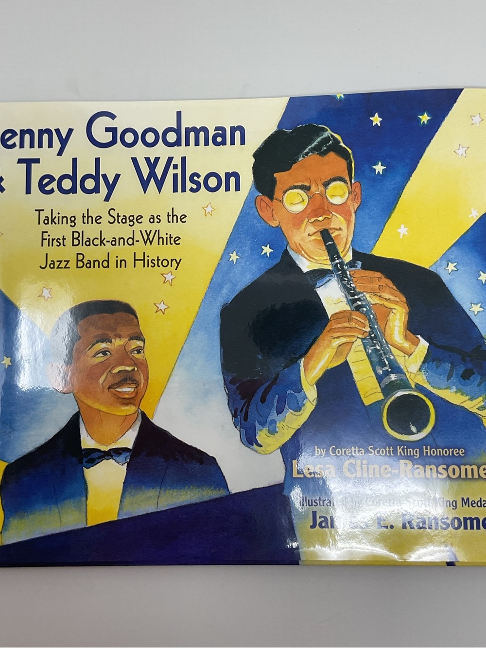 Benny Goodman & Teddy Wilson Illustrated Jazz Book - Blue & Yellow Cover